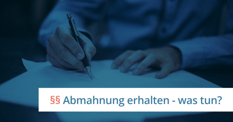 abmahnung hilfe