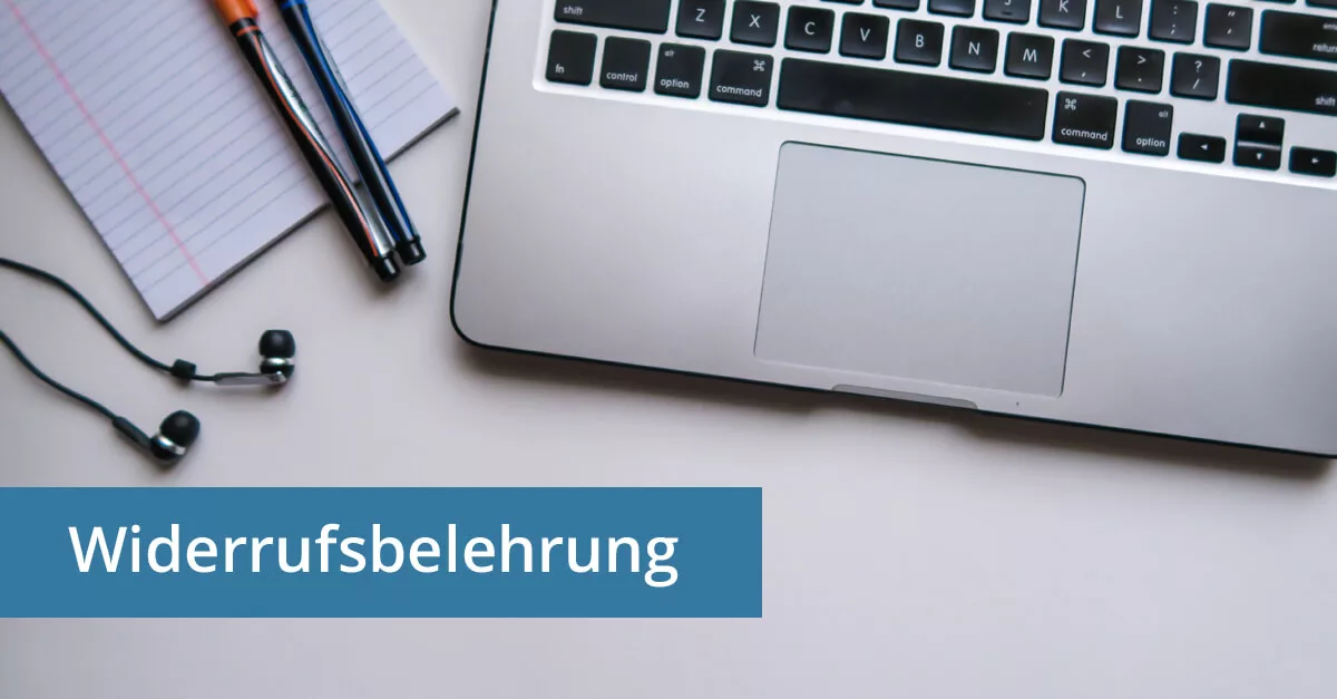 Beispiel für ein elektronisches Muster-Widerrufsformular