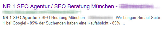 Alleinstellungswerbung