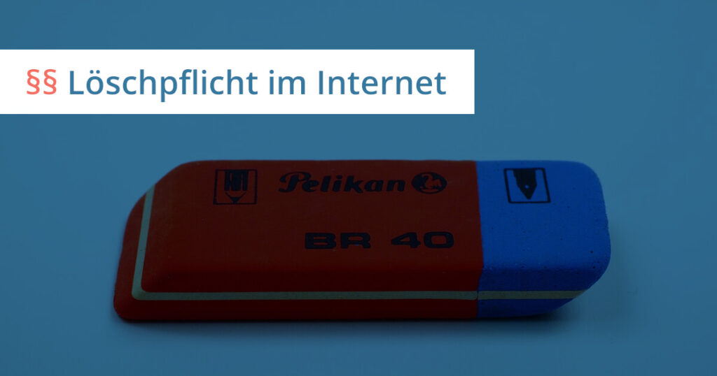 unterlassungserklärung löschen