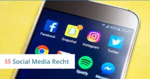 Social Media Recht