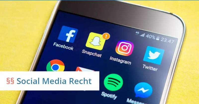 Social Media Recht