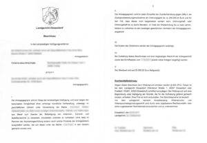 Einstweilige Verfügung Beispiel
