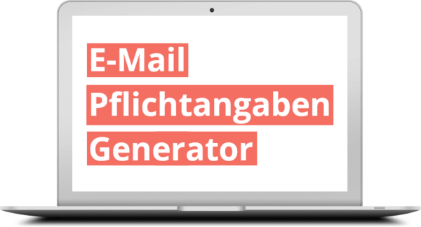 Email Pflichtangaben Generator