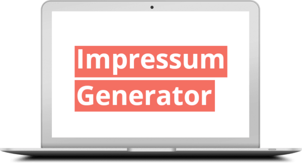 Impressum Generator | Rechtssicheres Impressum in 3 min