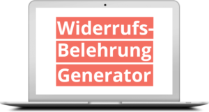 Widerrufsbelehrung Generator