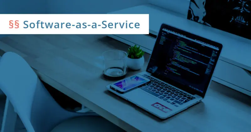 software as a service vertrag