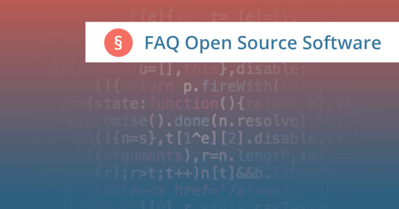 Open Source Software Anwalt