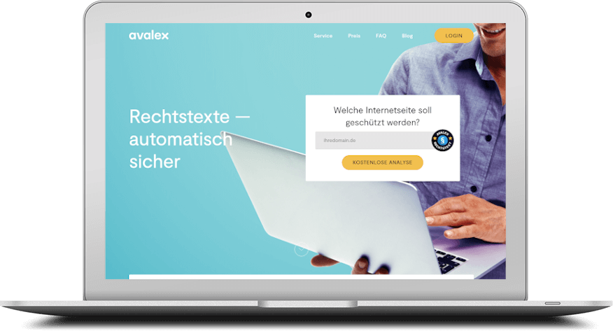 rechtstexte für internetseite