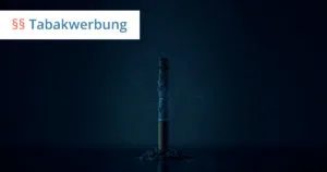 zigaretten werbung recht