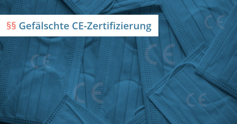 ce kennzeichnung fälschung