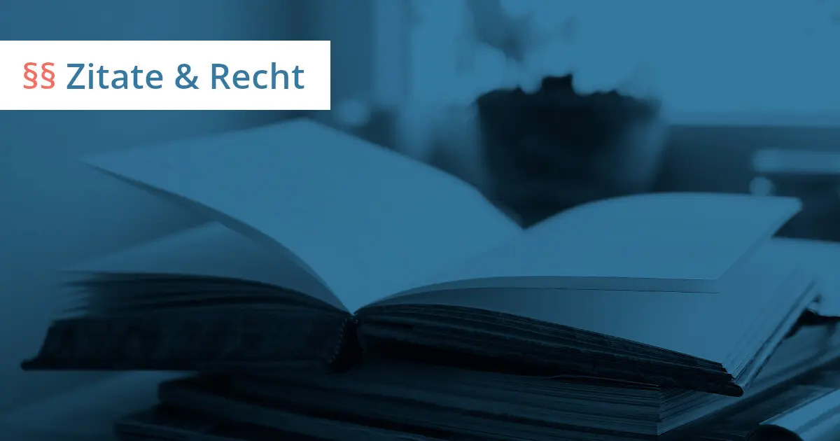zitat recht