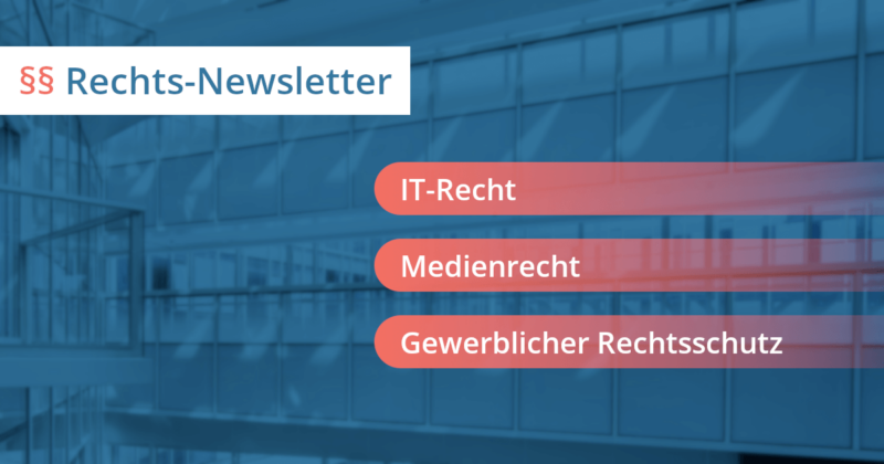 newsletter it recht