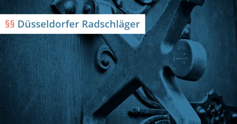 olg düsseldorf radschläger