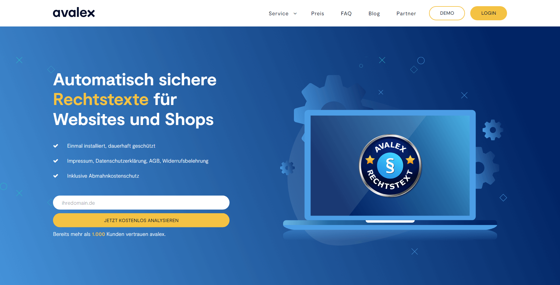 rechtstexte für onlineshop