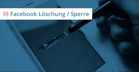 facebook löschung
