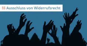 kein widerrufsrecht belehrung