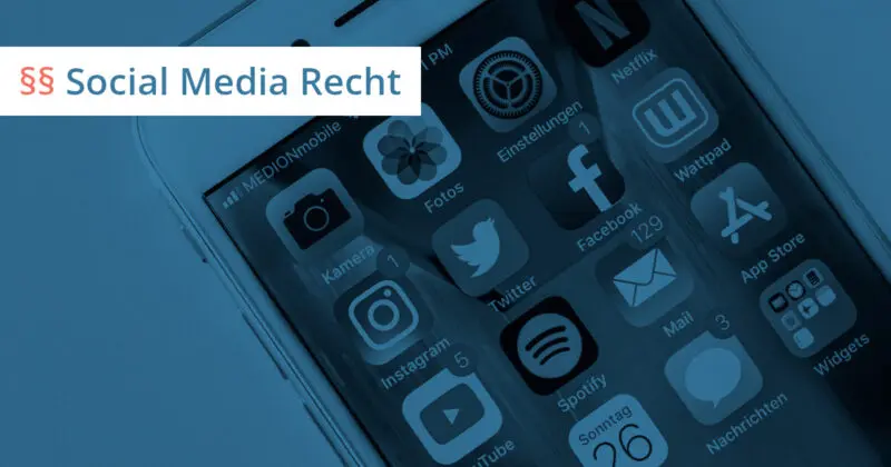 social media recht anwalt