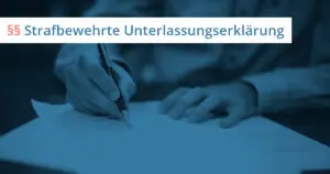 modifizierte unterlassungserklärung