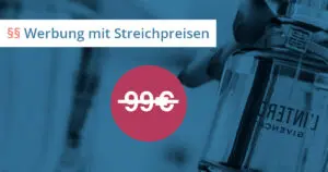 werbung mit streichpreisen uwg