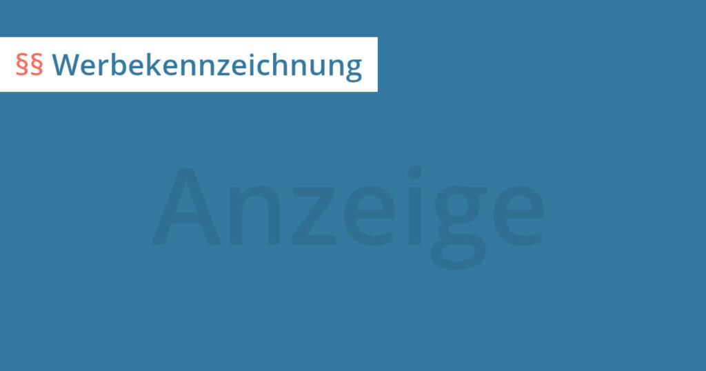 newsletter werbung anzeige