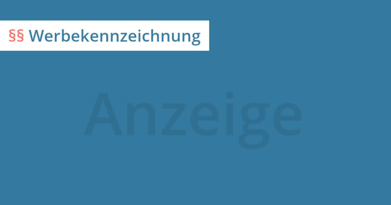 newsletter werbung anzeige