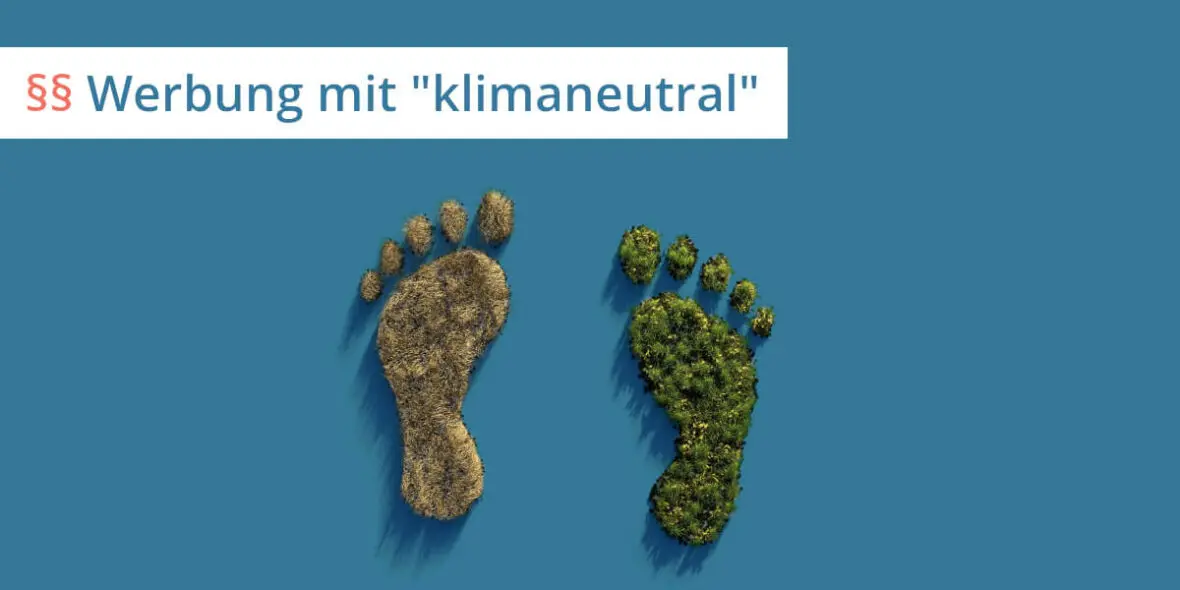klimaneutral werbung