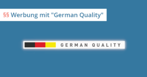 german quality uwg