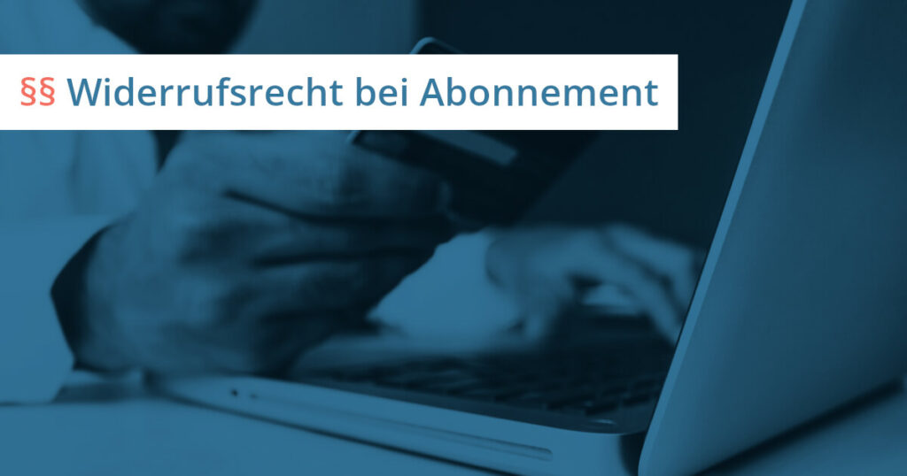 probe abo widerruf
