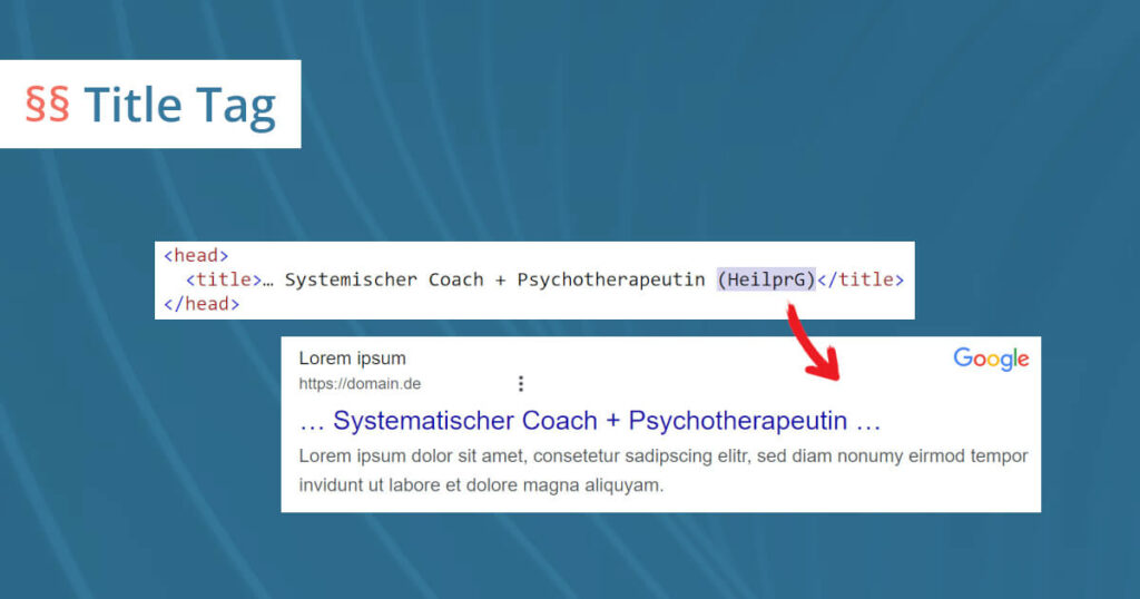 website title google ändert sich automatisch