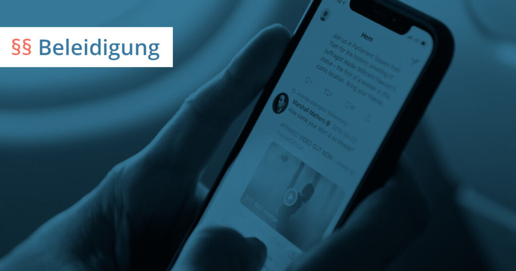 beleidigung social media