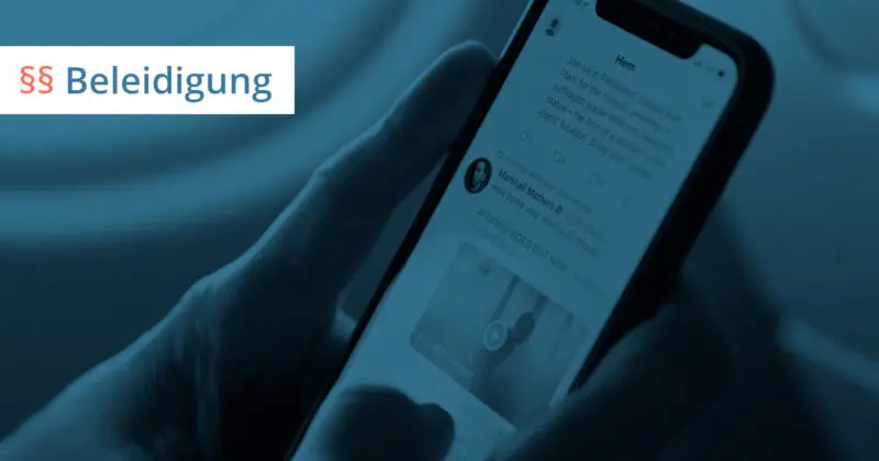beleidigung social media