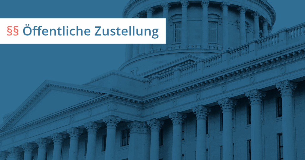 zustellung klage china