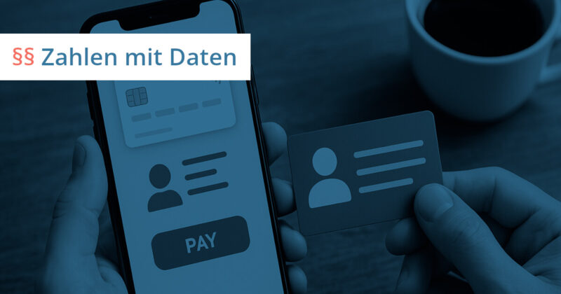 bezahlen mit daten