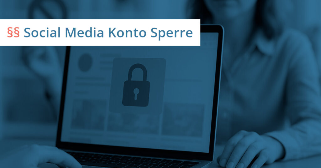 social media konto sperre