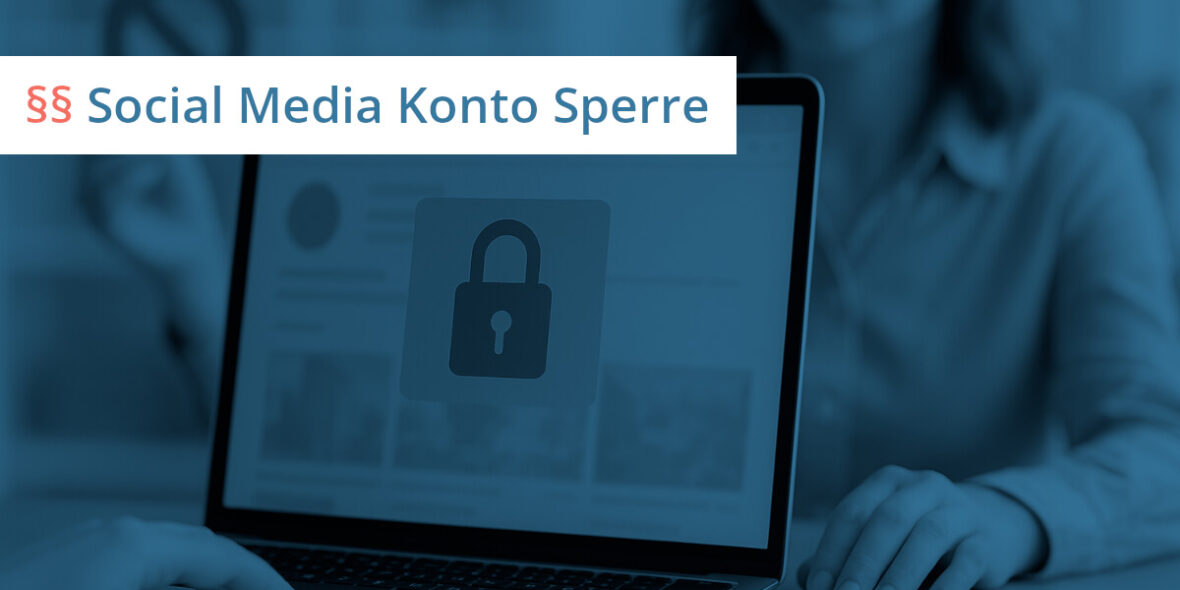 social media konto sperre