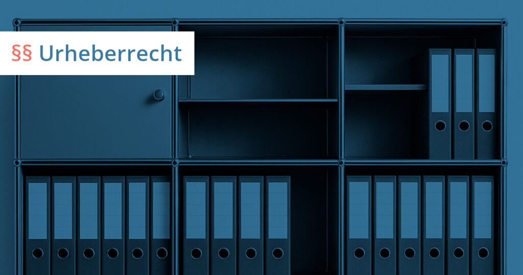 urheberrecht gegenstand
