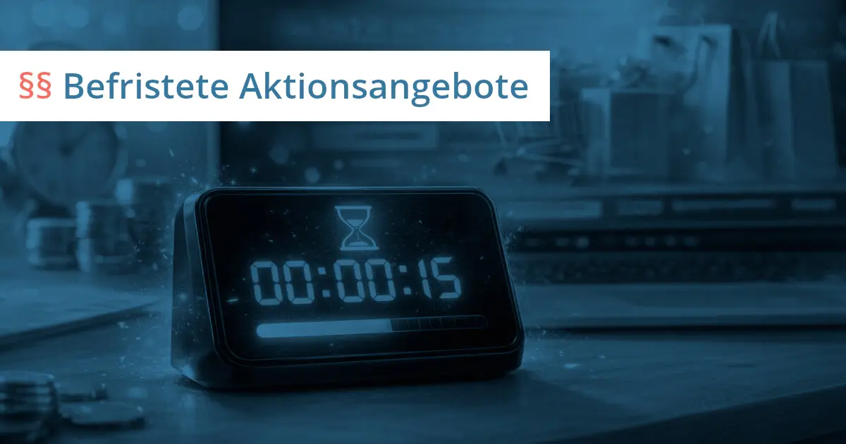 aktionsangebot uwg