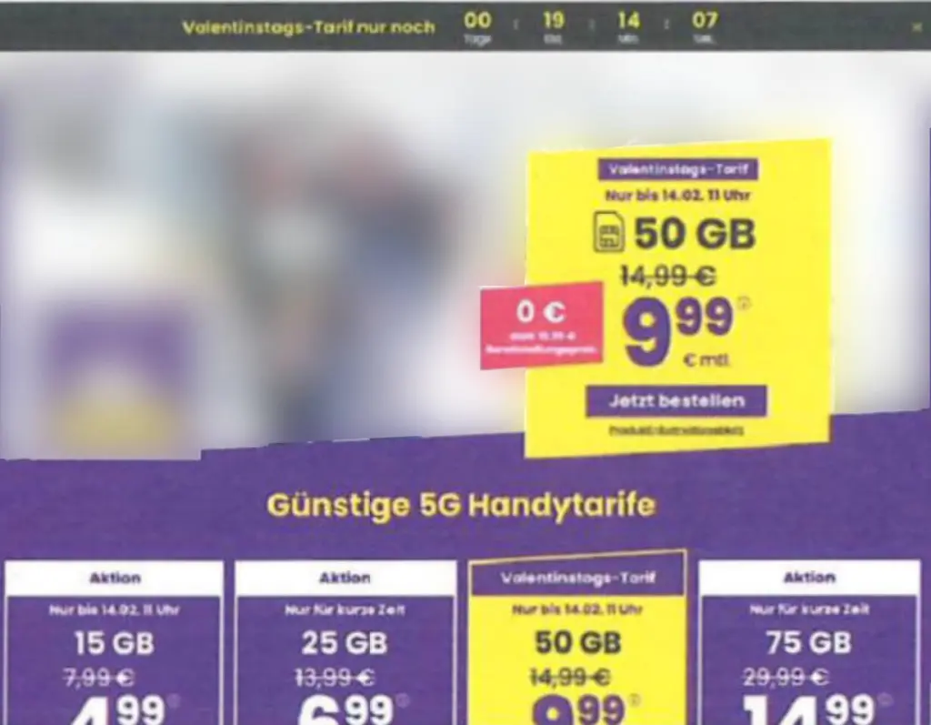 countdown angebot recht